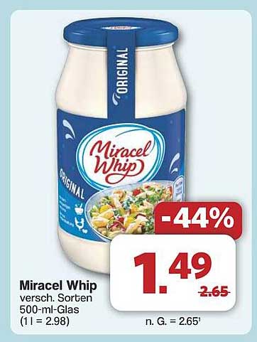 Miracel Whip 500 ml - Original