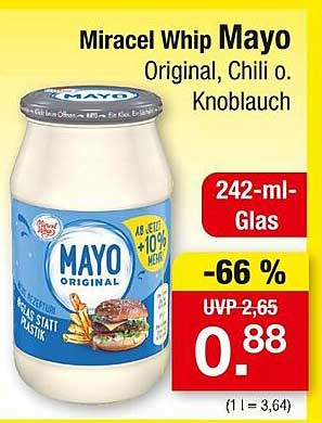 Miracel Whip Mayo Original, Chili o. Knoblauch - 242 ml