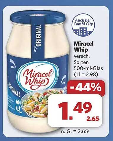 Miracel Whip - Verschiedene Sorten im 500-ml-Glas