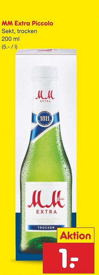 MM Extra Piccolo Sekt, trocken 200 ml