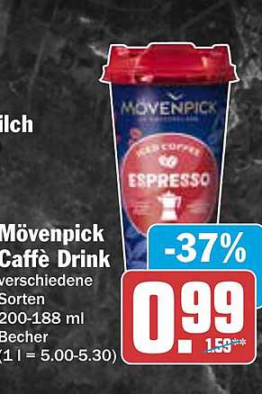 Mövenpick Caffè Drink - Verschiedene Sorten 200-188 ml