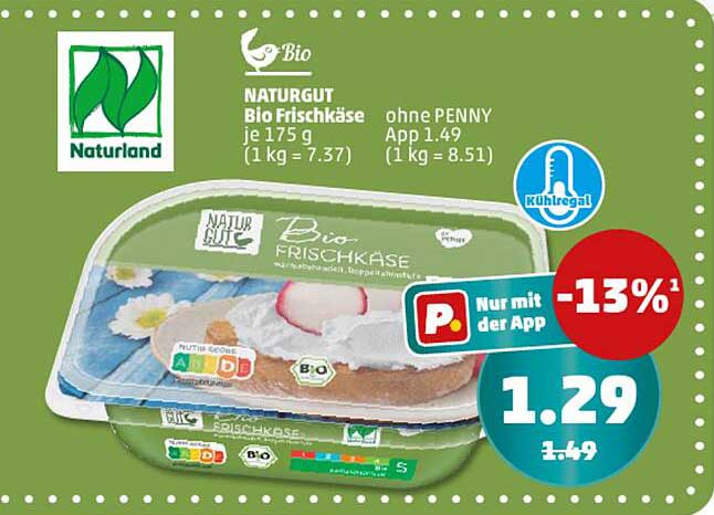 NATURGUT Bio Frischkäse je 175 g