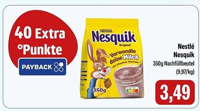 Nestlé Nesquik Nachfüllbeutel 350g