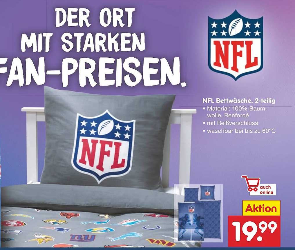 NFL Bettwäsche, 2-teilig