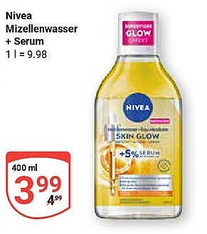 Nivea Mizellenwasser + Serum 400 ml