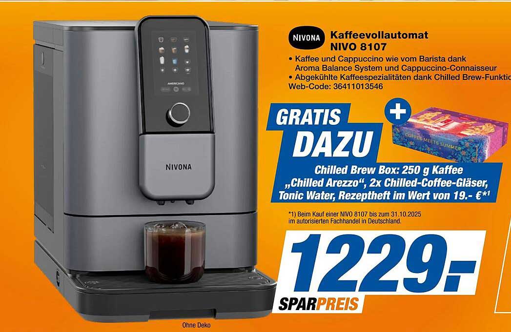 Nivona Kaffeevollautomat NIVO 8107