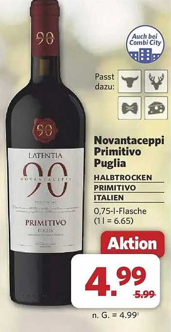 Novantaceppi Primitivo Puglia - Halbtrocken