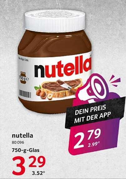 Nutella 750-g-Glas