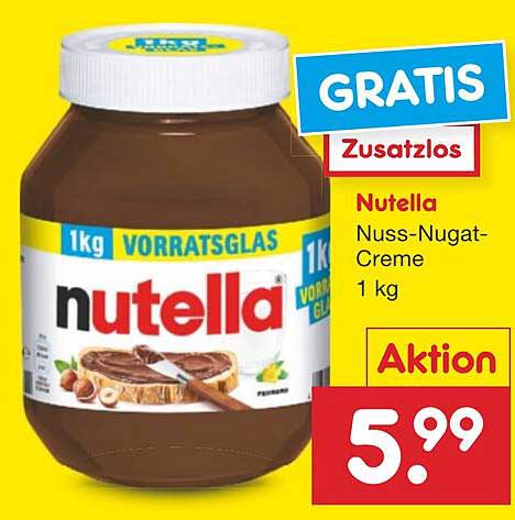Nutella Nuss-Nugat-Creme 1 kg
