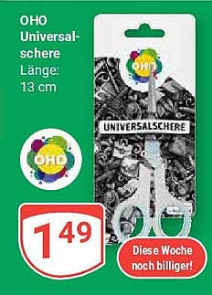 OHO Universalschere 13 cm