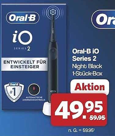 Oral-B iO Series 2 Night Black - Elektrische Zahnbürste
