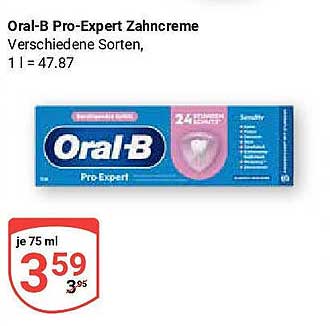 Oral-B Pro-Expert Zahnpasta, 75 ml