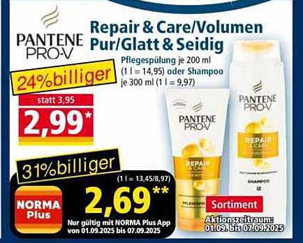 Pantene Pro-V Repair & Care/Volumen Pur/Glatt & Seidig