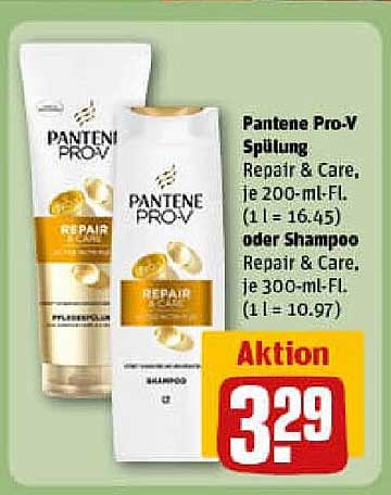 Pantene Pro-V Spülung oder Shampoo Repair & Care, je 200-ml-Fl. oder 300-ml-Fl.
