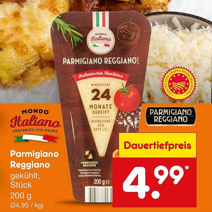 Parmigiano Reggiano gekühlt, Stück 200 g