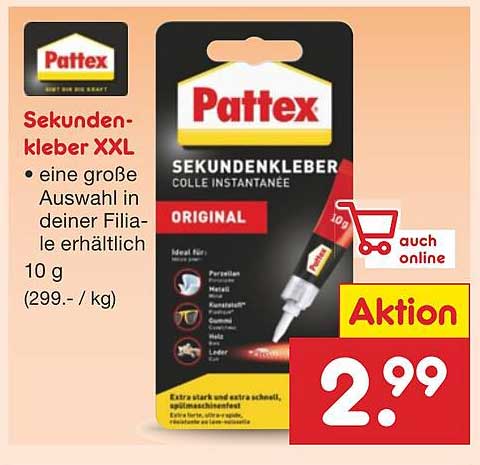Pattex Sekundenkleber XXL - Original