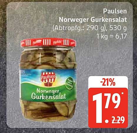 Paulsen Norweger Gurkensalat 530 g