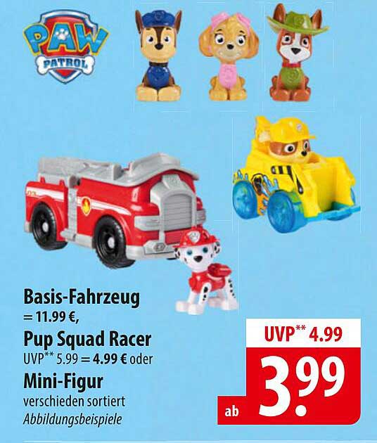 PAW Patrol Basis-Fahrzeug und Mini-Figuren – Kleine Helden für große Abenteuer