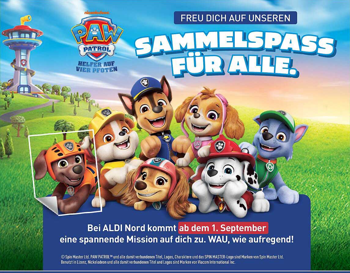 PAW PATROL Sammelpass für alle
