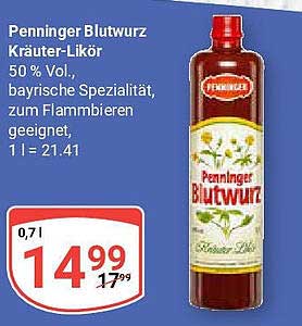 Penninger Blutwurz Kräuter-Likör