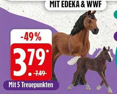 Pferdefigur Set mit Edeka & WWF - 49% reduziert!