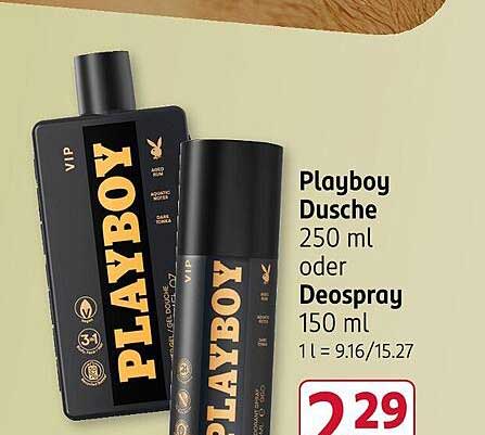 Playboy Dusche 250 ml oder Deospray 150 ml