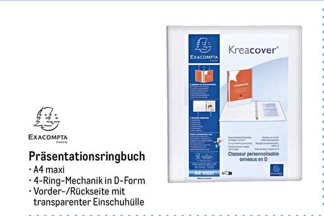 Präsentationsringbuch A4 maxi - Exacompta