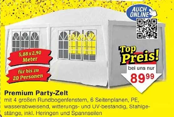 Premium Party-Zelt