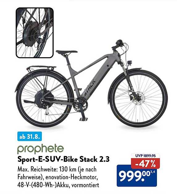 prophete Sport-E-SUV-Bike Stack 2.3