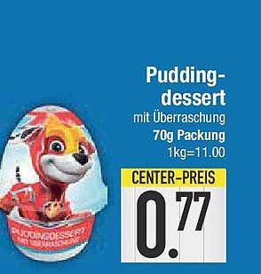 Puddingdessert mit Überraschung 70g Packung