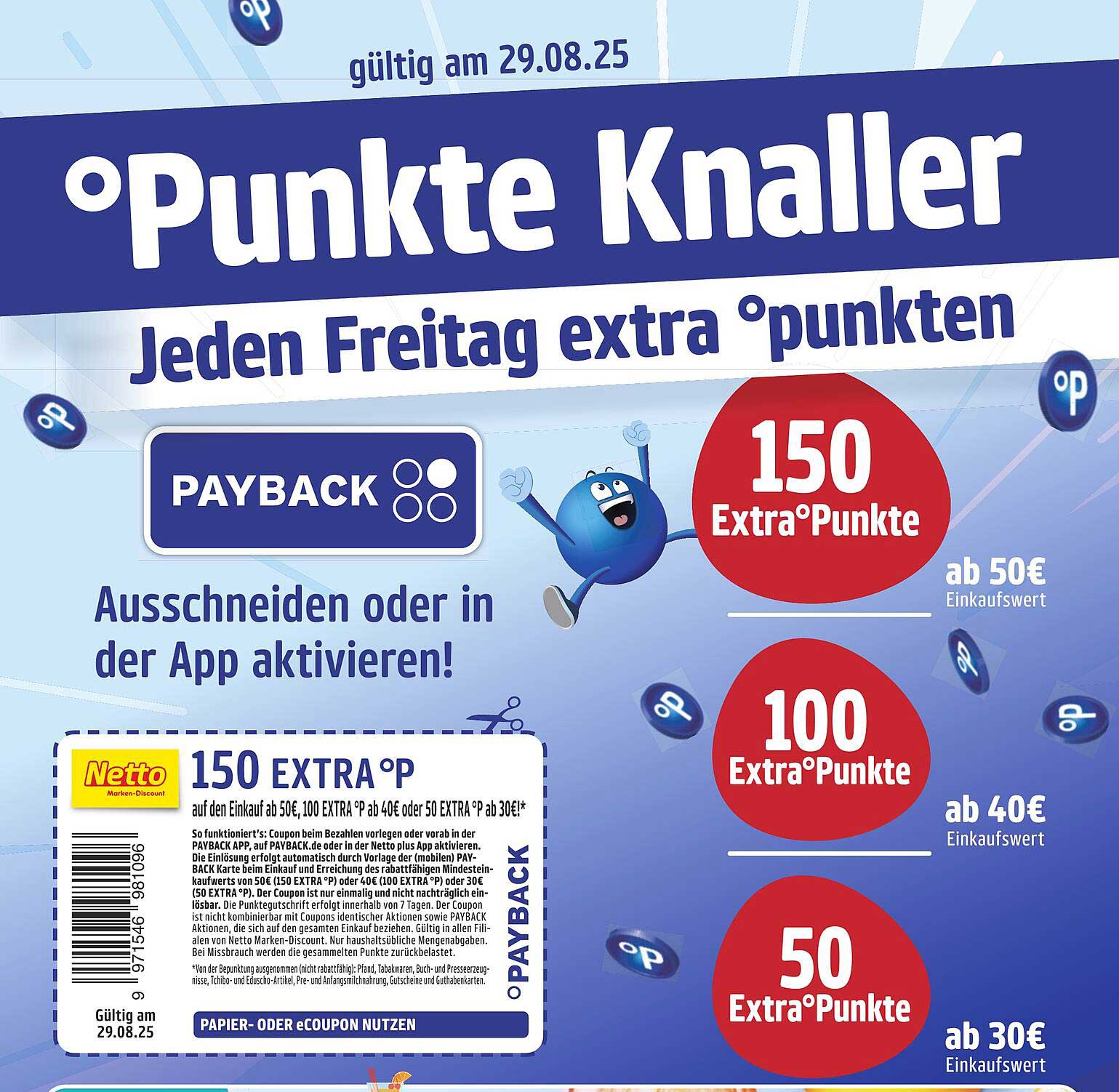 Punkte Knaller: Extra Punkte bei Netto