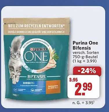 Purina One Bifensis 750-g-Beutel