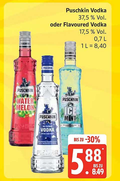 Puschkin Vodka 0,7 L - Erleben Sie den Genuss!