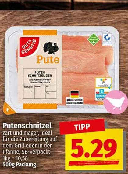 Putenschnitzel 3er Pack - zart und mager