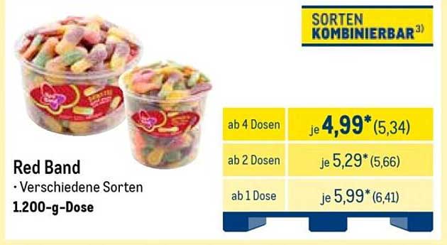 Red Band - Verschiedene Sorten 1.200-g-Dose