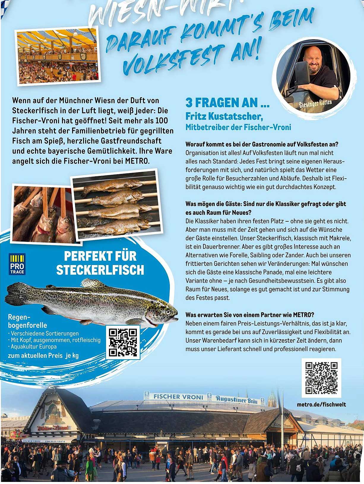Regenbogenforelle - Perfekt für Steckerlfisch