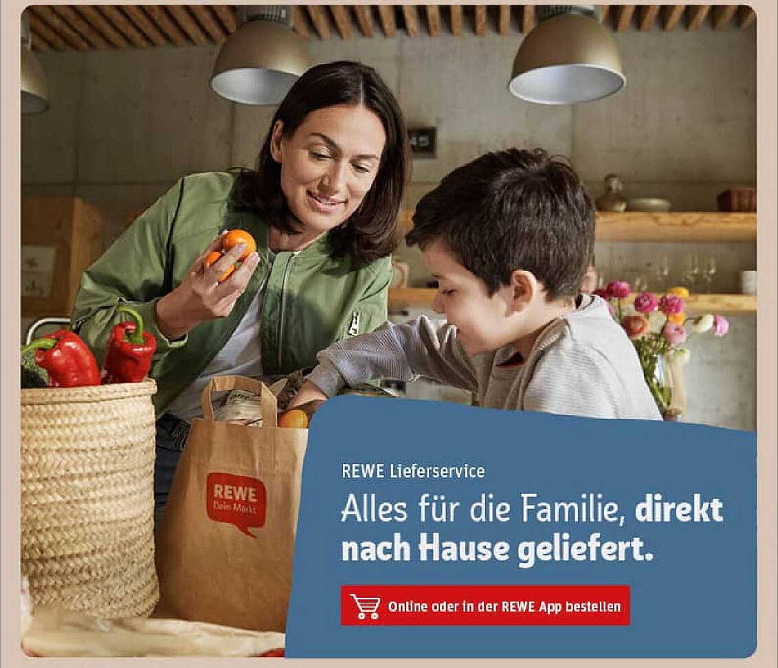 REWE Lieferdienst - Alles für die Familie