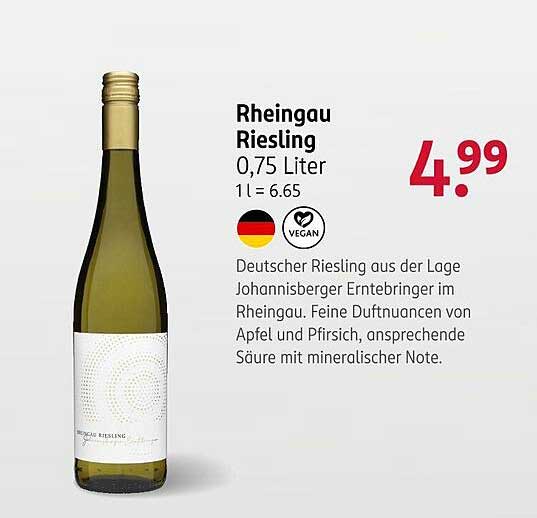 Rheingau Riesling 0,75 Liter