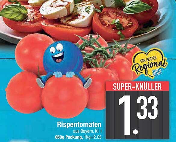 RispenTomaten aus Bayern, 650g Packung
