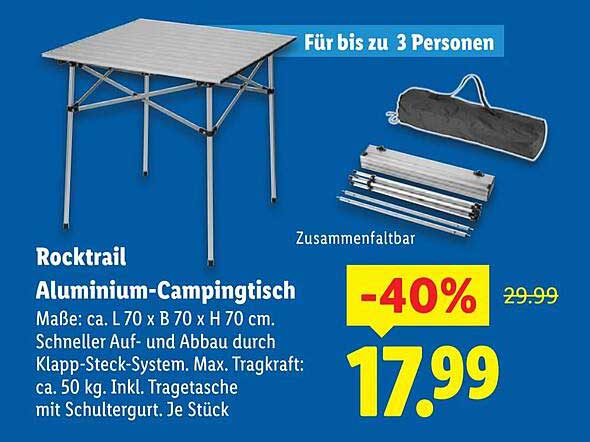 Rocktrail Aluminium-Campingtisch