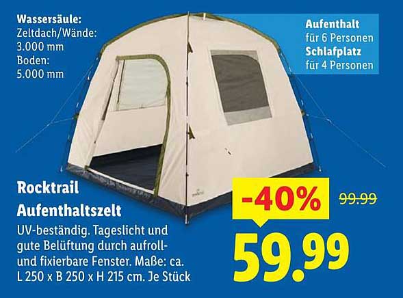 Rocktrail Aufenthaltszelt