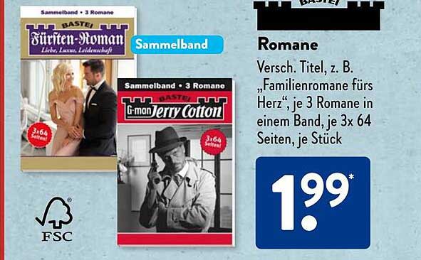 Roman-Sammelband mit 3 Romane – Bastei
