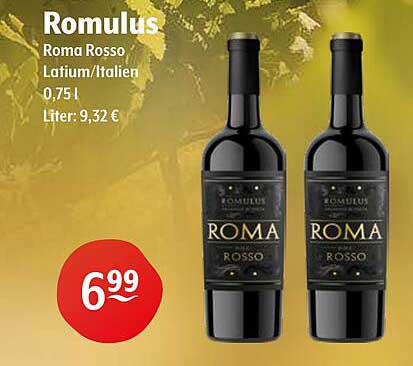 Romulus Roma Rosso Latium/Italien 0,75 l