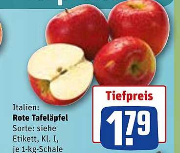Rote Tafeläpfel - Italienische Frische für Ihren Tisch