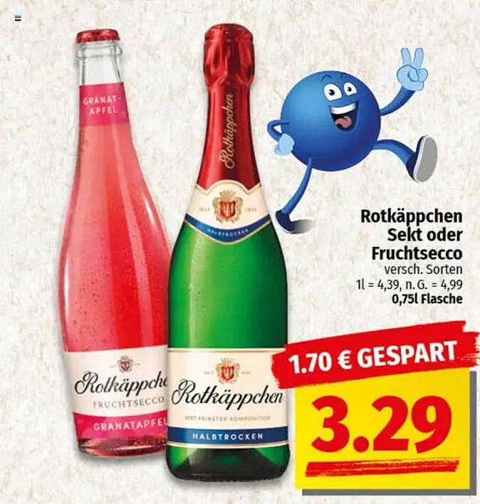 Rotkäppchen Sekt oder Fruchtsecco – verschiedene Sorten