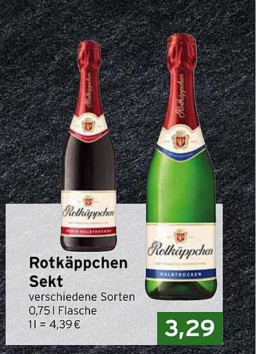 Rotkäppchen Sekt verschiedene Sorten 0,75 l Flasche