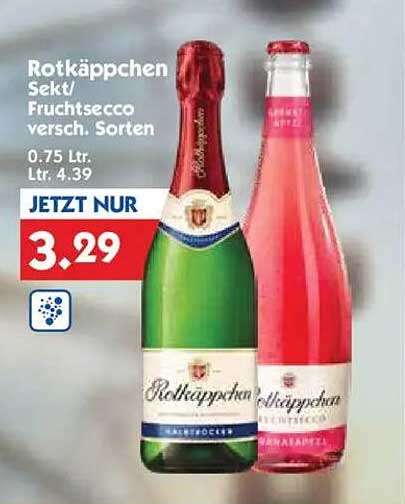 Rotkäppchen Sekt/Fruchtsecco verschiedene Sorten 0,75 L