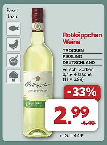 Rotkäppchen Weine - Trocken Riesling Deutschland 0,75-l-Flasche