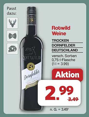 Rotwild Weine - Trocken Dornfelder Deutschland