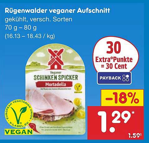 Rügenwalder veganer Aufschnitt